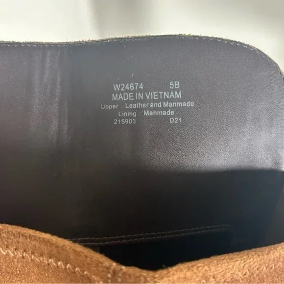 Cole Haan Grand 360 Suede Cal Gary Boots Size 5 B Women Waterproof Chestnut NEW